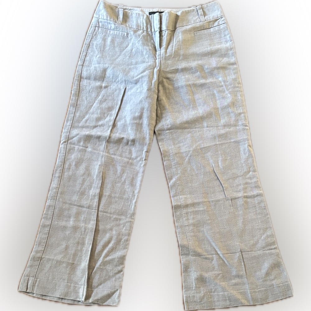 The limited | women’s grey wide leg crop pants